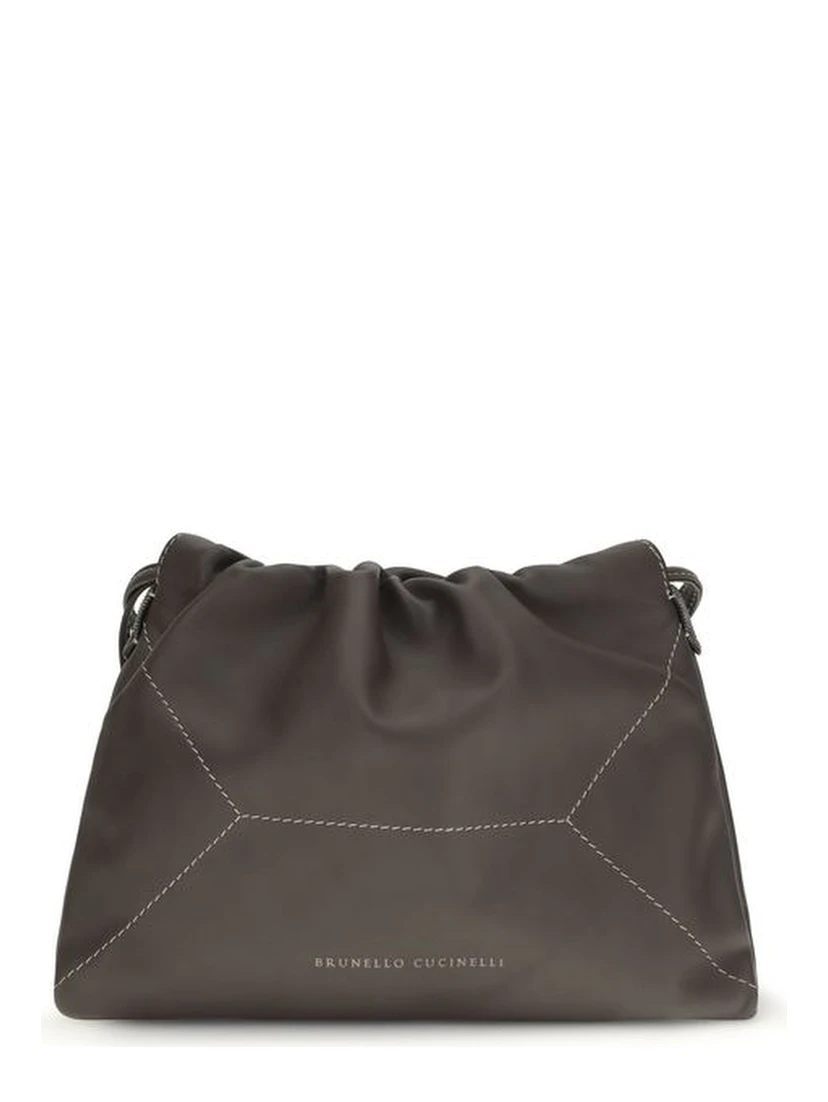 Brown Calf Leather Bos Taurus Shoulder Bag
