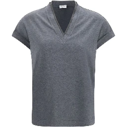 Gray Cotton T-Shirt