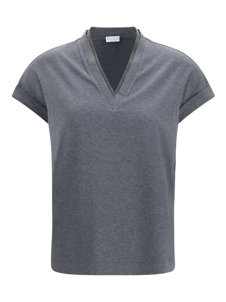 Gray Cotton T-Shirt