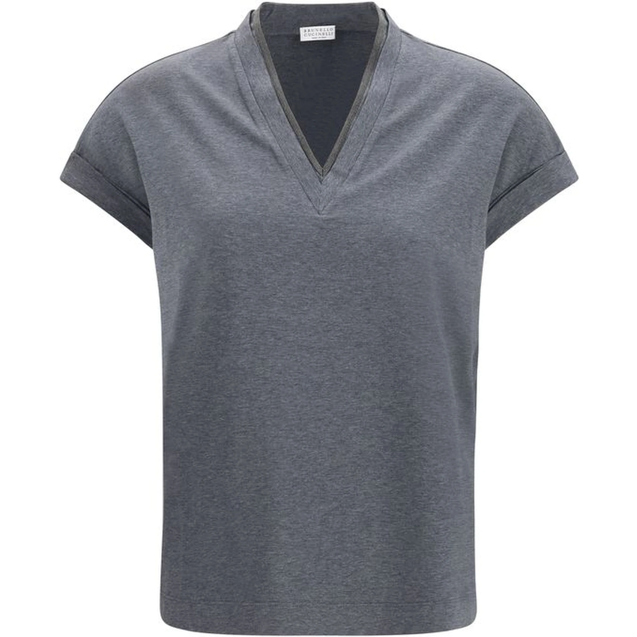 Gray Cotton T-Shirt