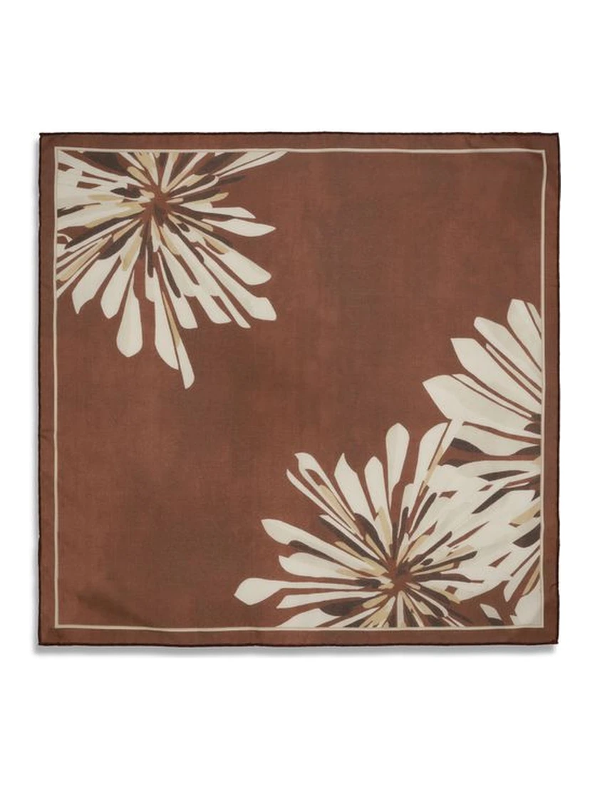 Bordeaux Silk Scarf
