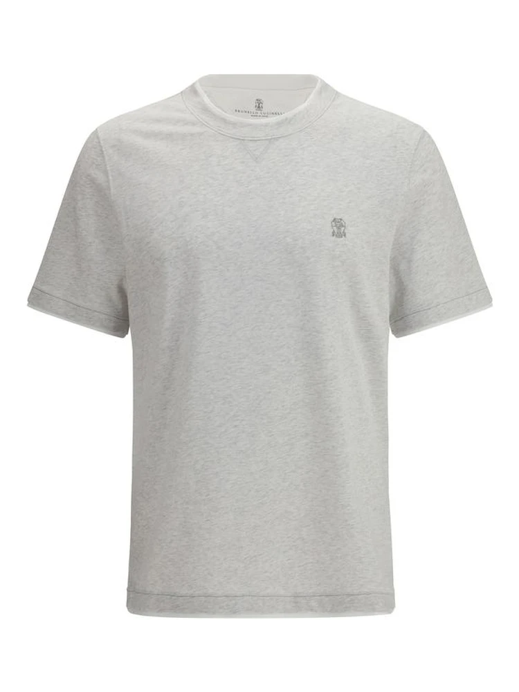 Gray Cotton T-Shirt