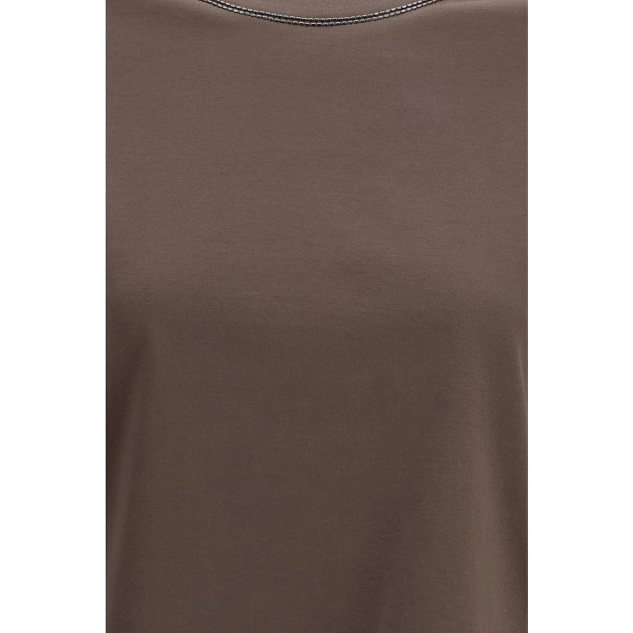 Brown Cotton T-Shirt