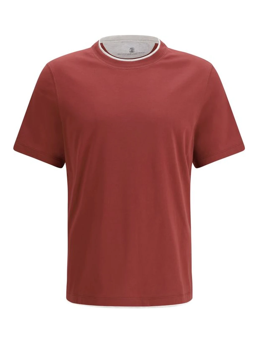 Bordeaux Cotton T-Shirt