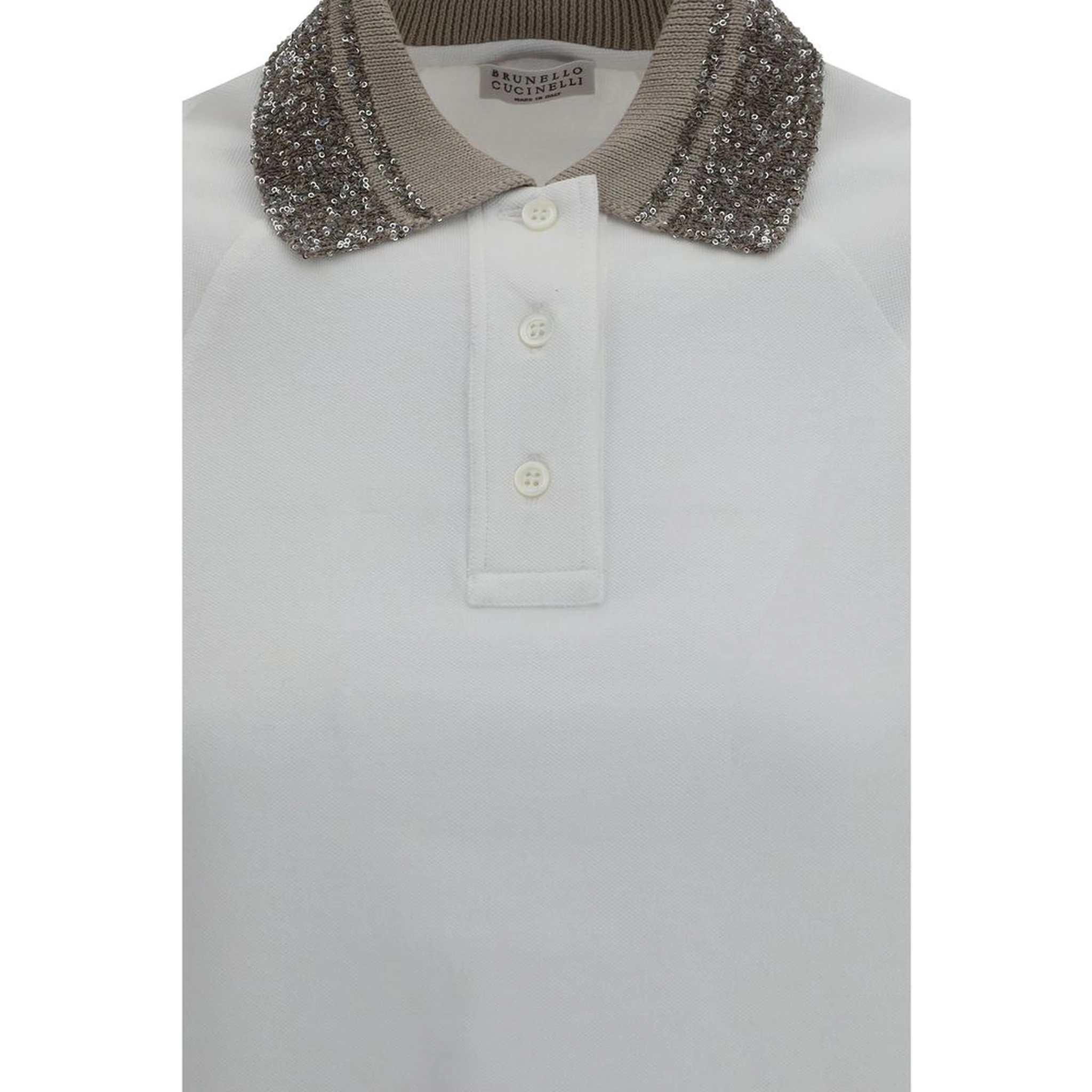 White Cotton Polo Shirt