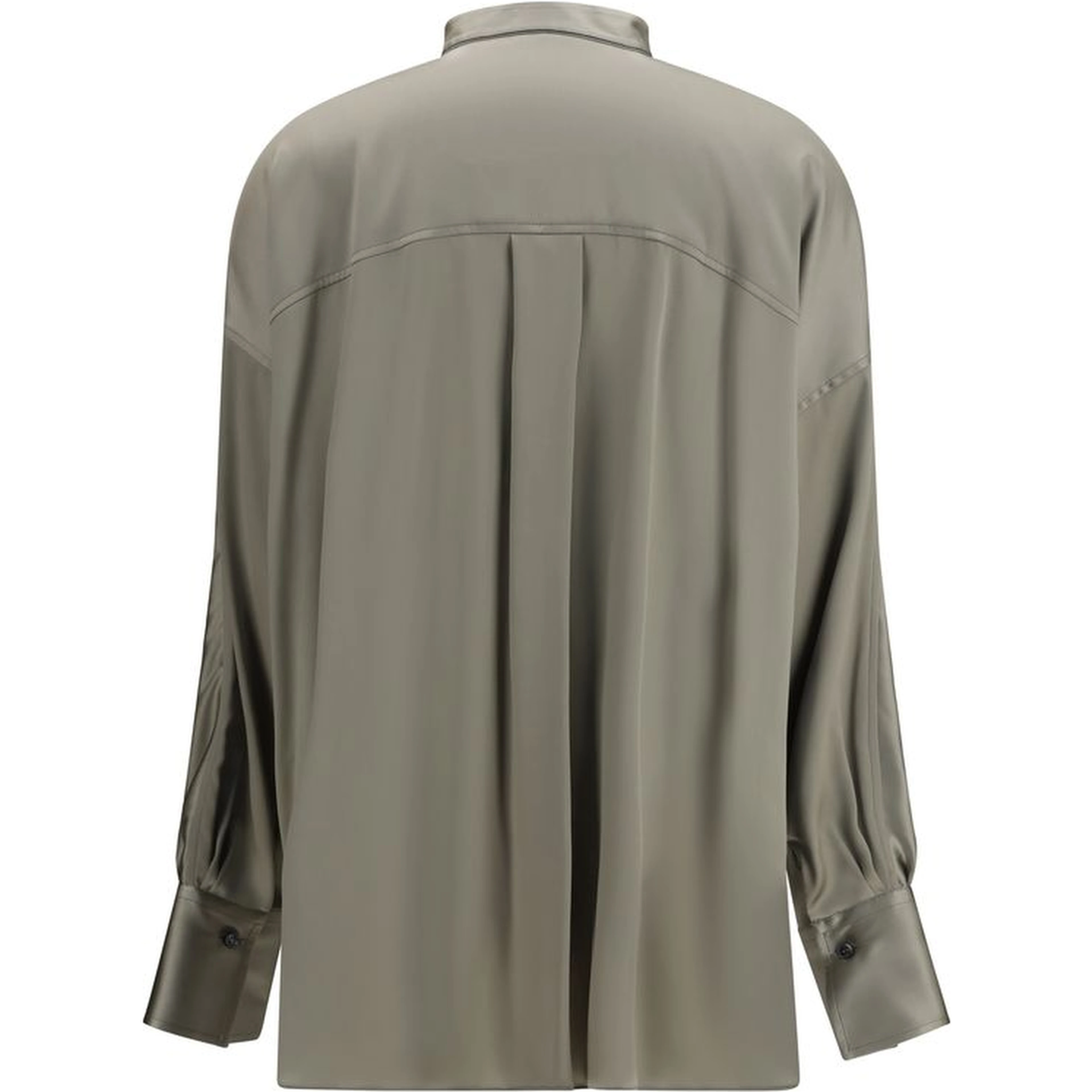 Bicolor Silk Shirt