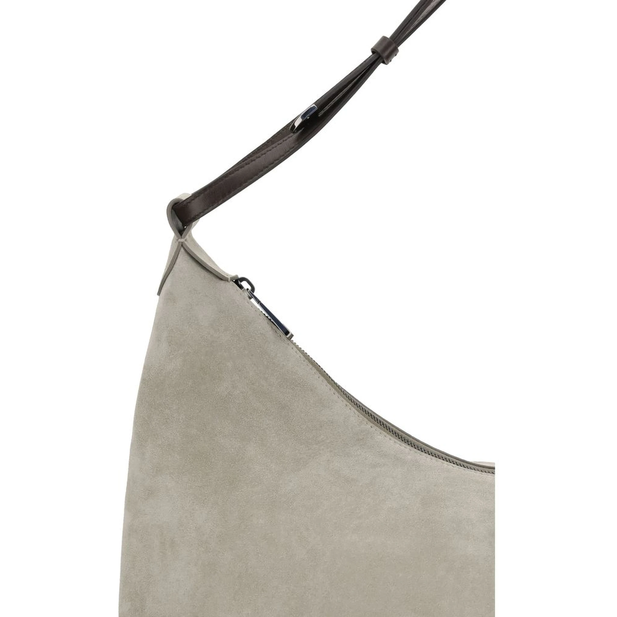 Gray Calf Leather Bos Taurus Handbag