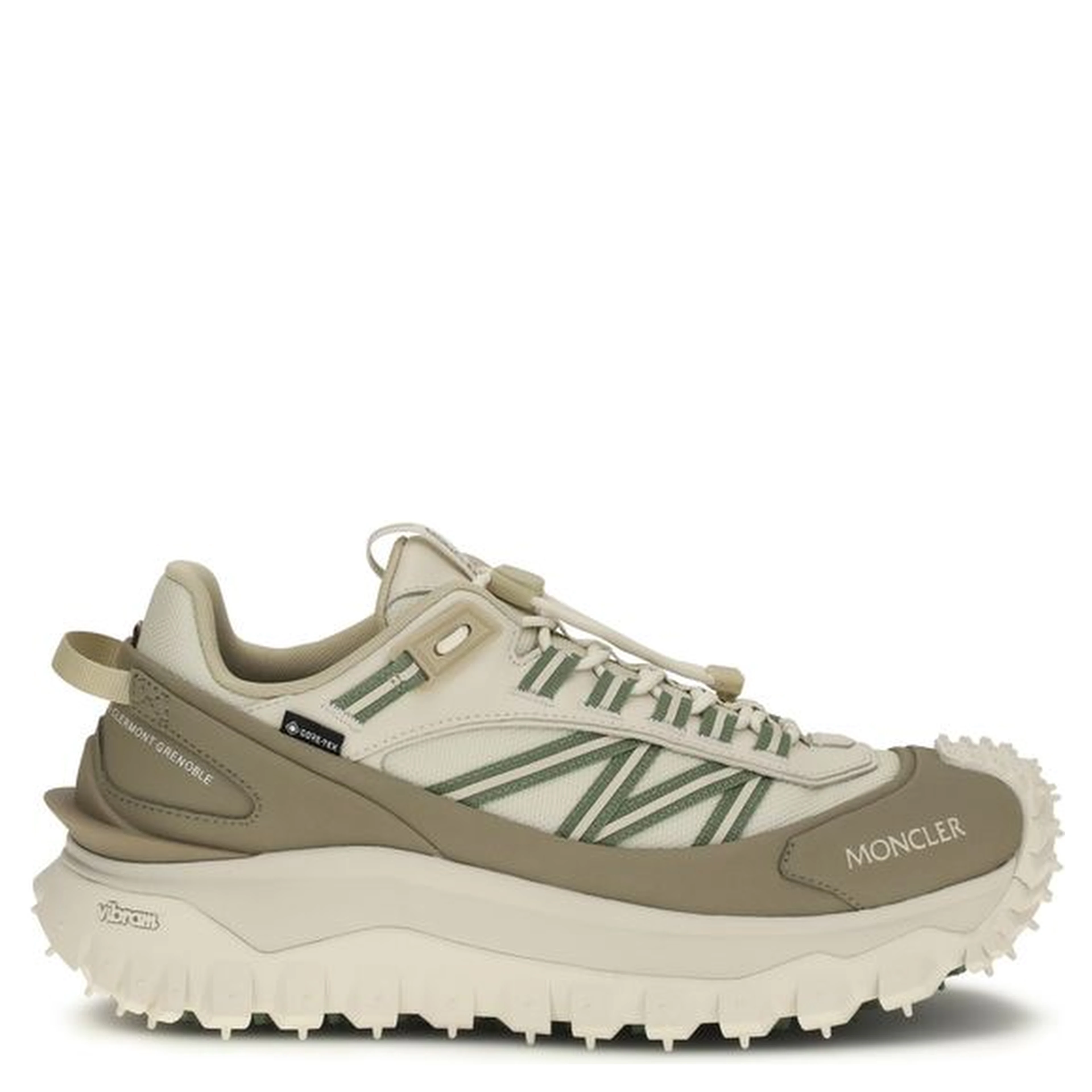 Beige Polyamide Athletic Sneakers