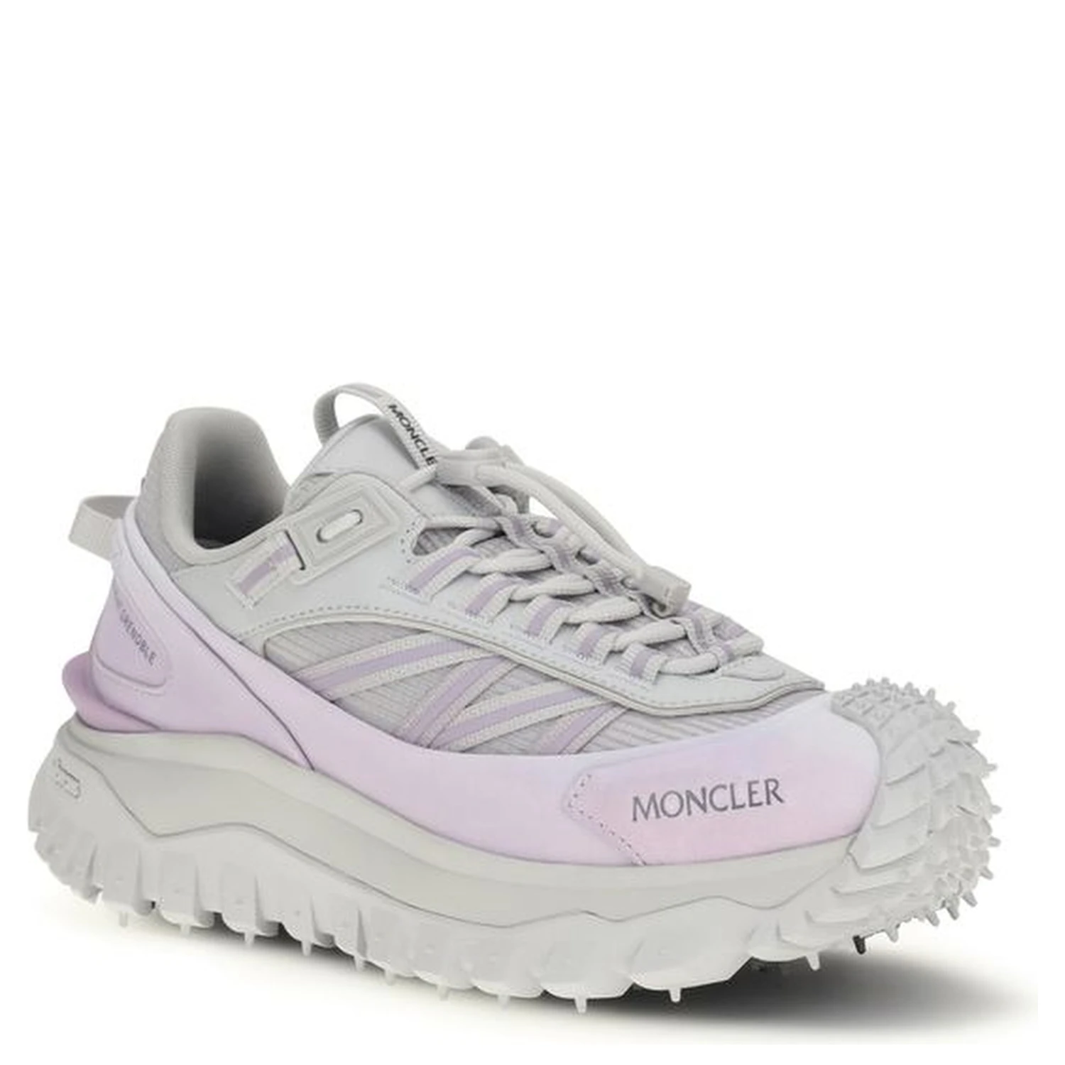 Purple Polyamide Athletic Sneakers