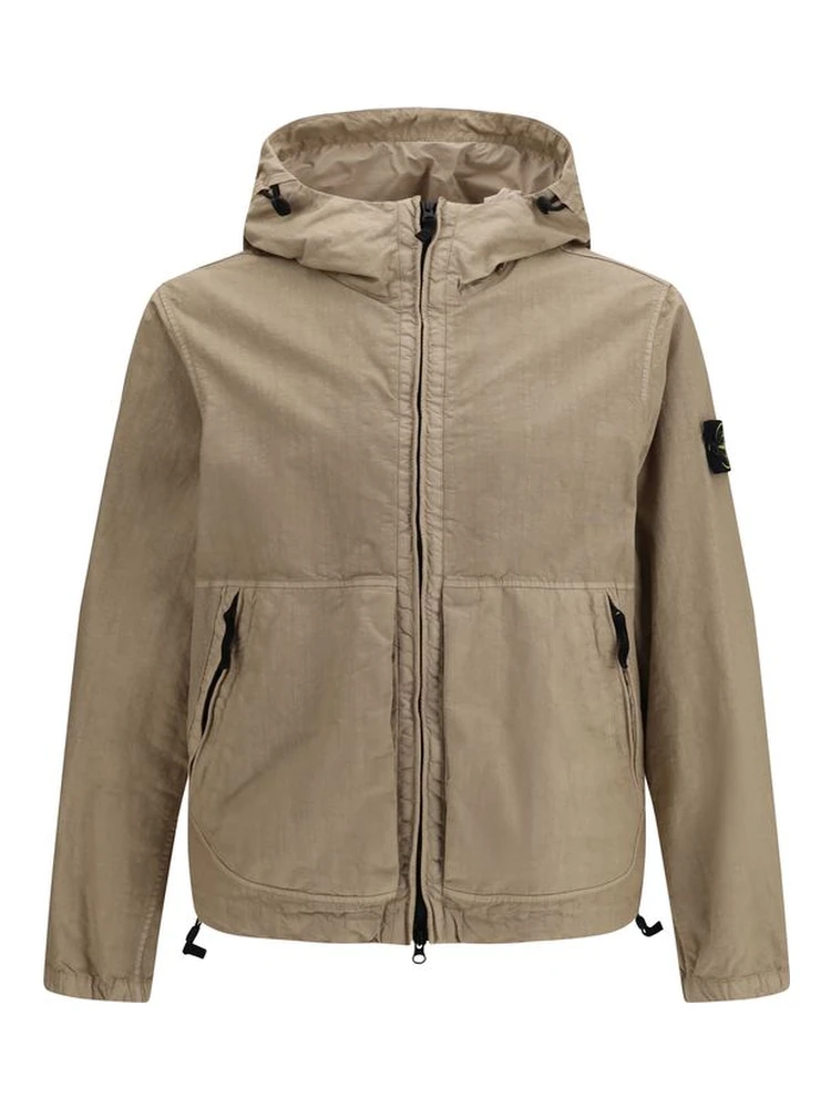 Brown Polyamide Coat