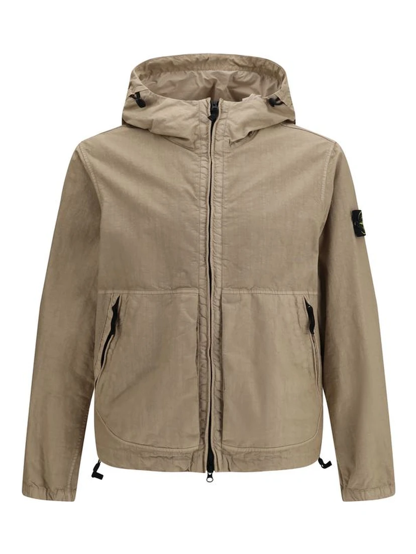 Brown Polyamide Coat