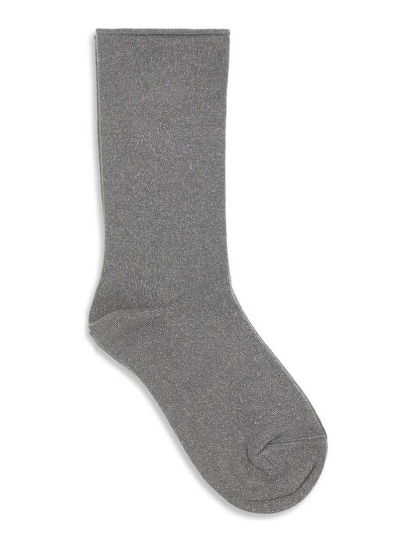 Gray Silk Socks