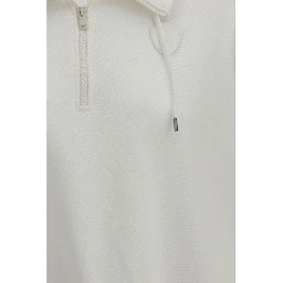 White Cotton Sweatshirt