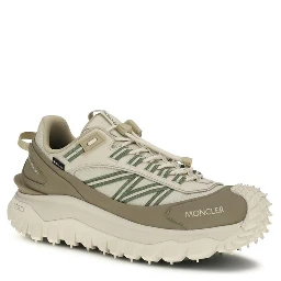 Beige Polyamide Athletic Sneakers