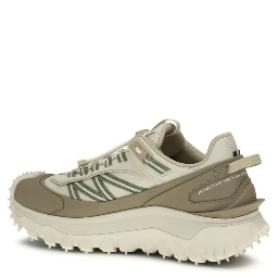 Beige Polyamide Athletic Sneakers