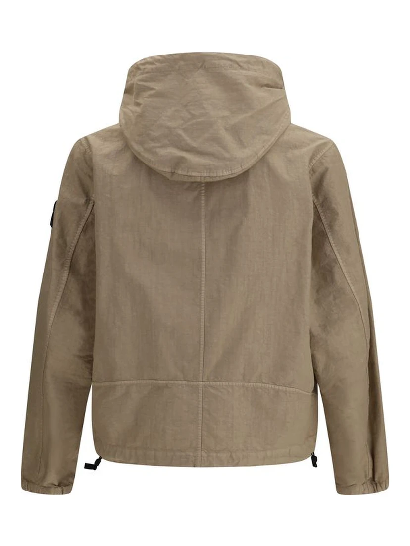 Brown Polyamide Coat