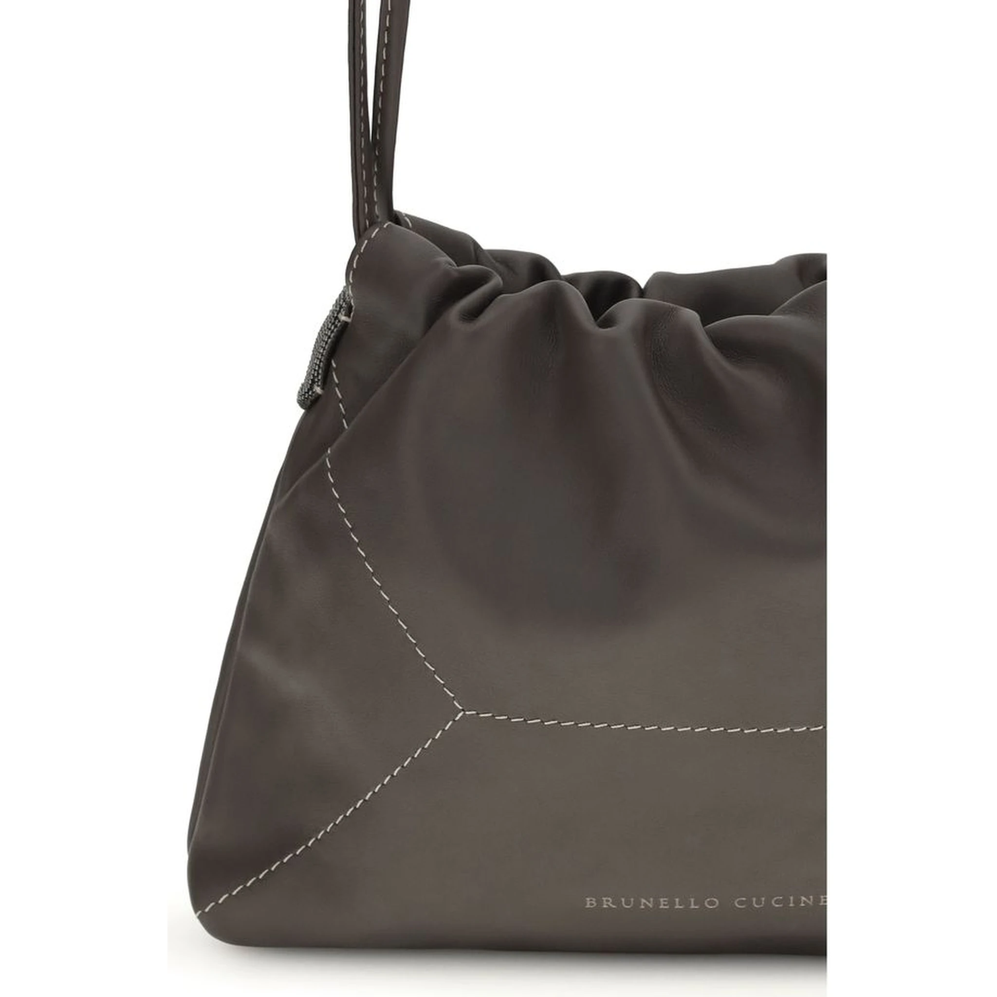 Brown Calf Leather Bos Taurus Shoulder Bag