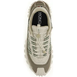 Beige Polyamide Athletic Sneakers