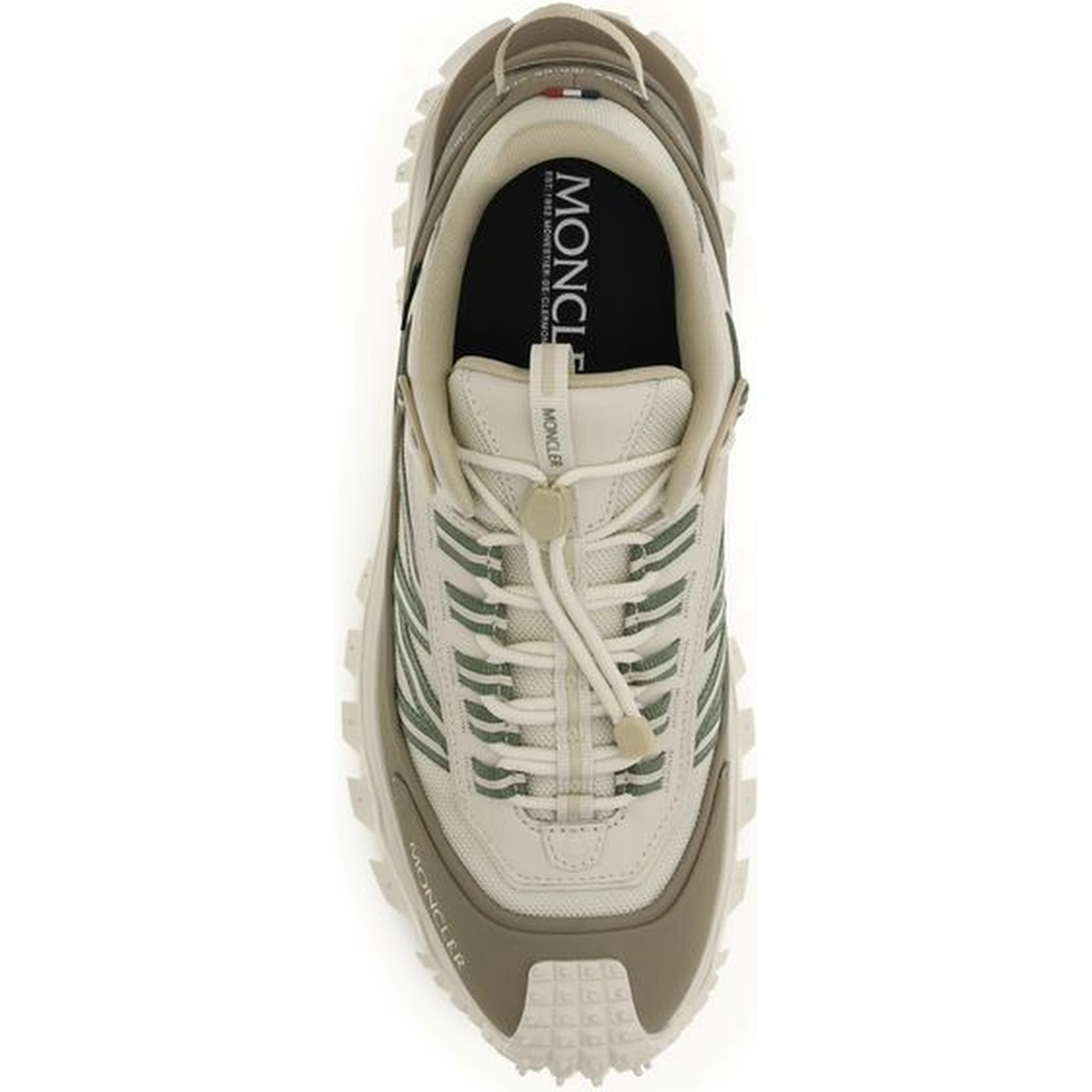 Beige Polyamide Athletic Sneakers