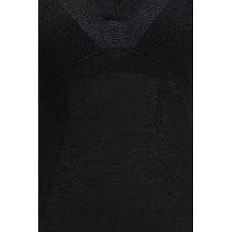 Black Viscose Sweatshirt