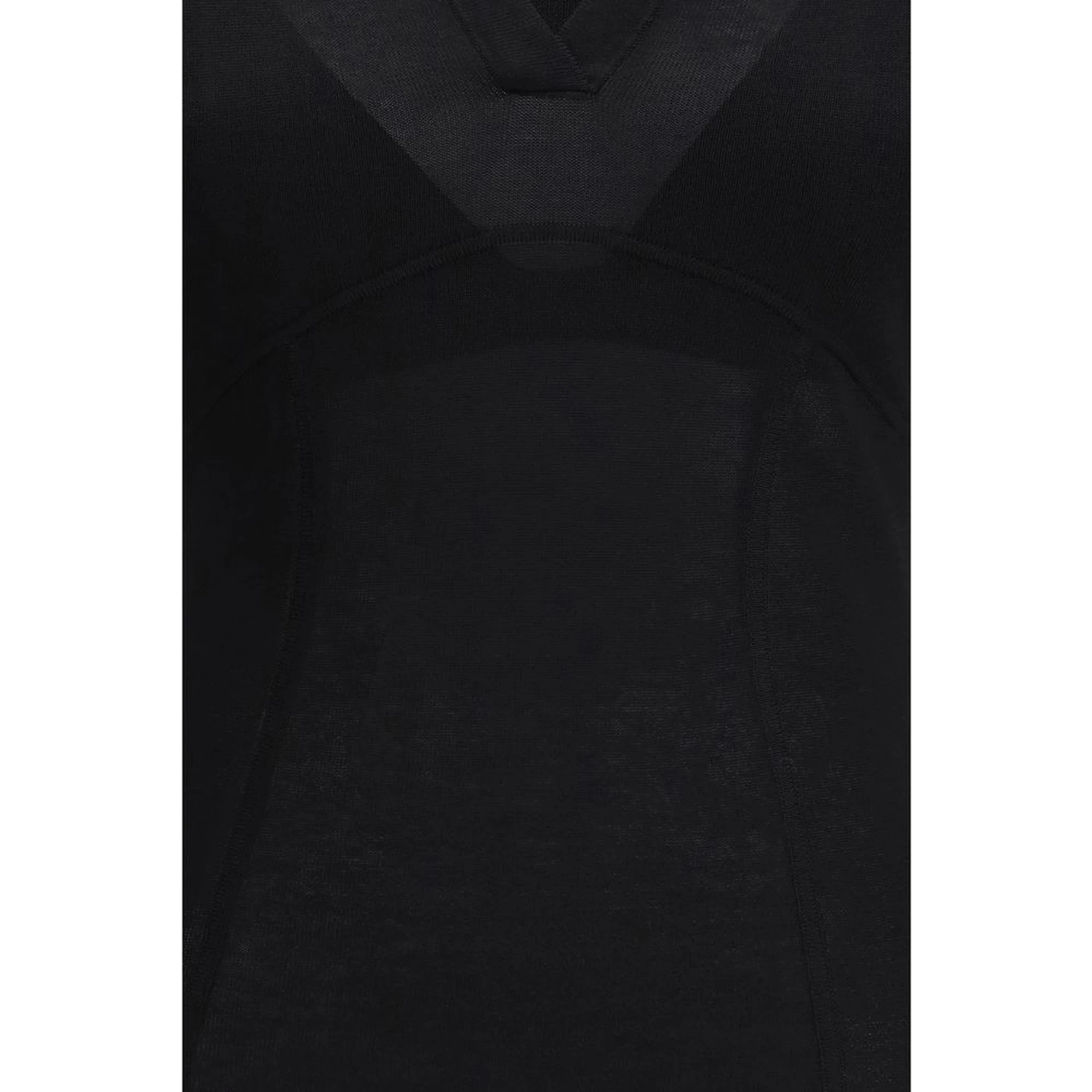 Black Viscose Sweatshirt