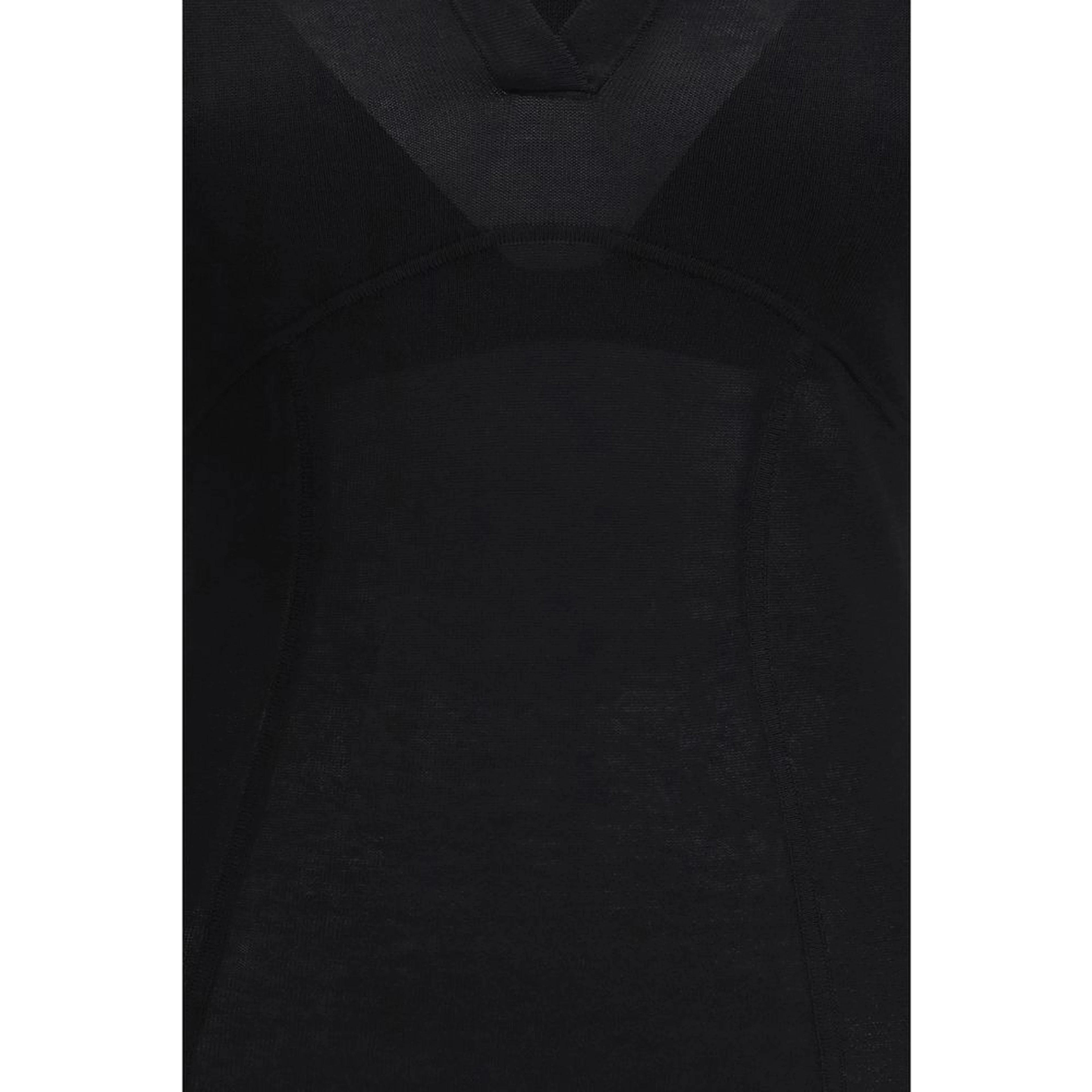 Black Viscose Sweatshirt