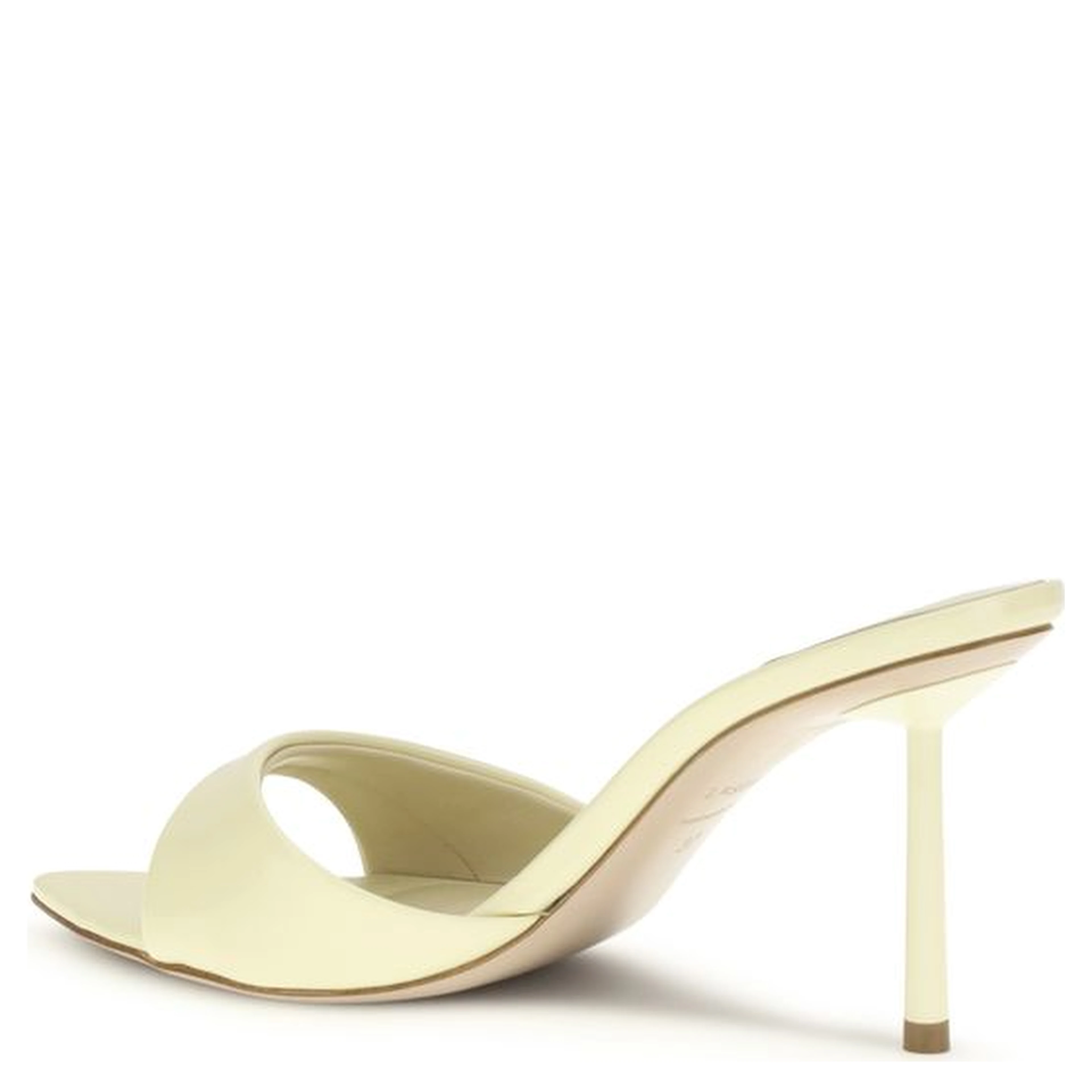 Bicolor Calf Leather Bos Taurus Stiletto Heel Sandals