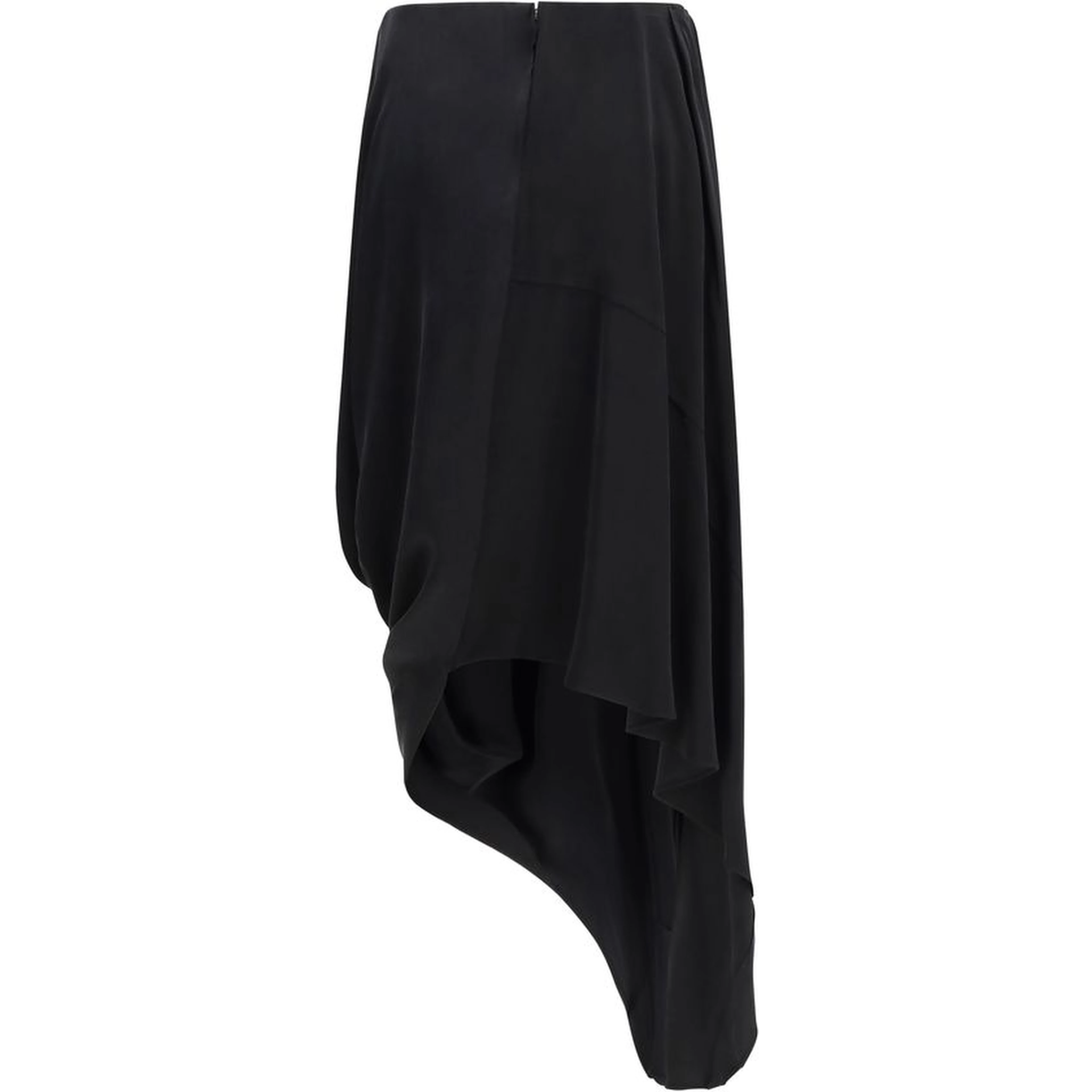 Black Copper Midi Skirt