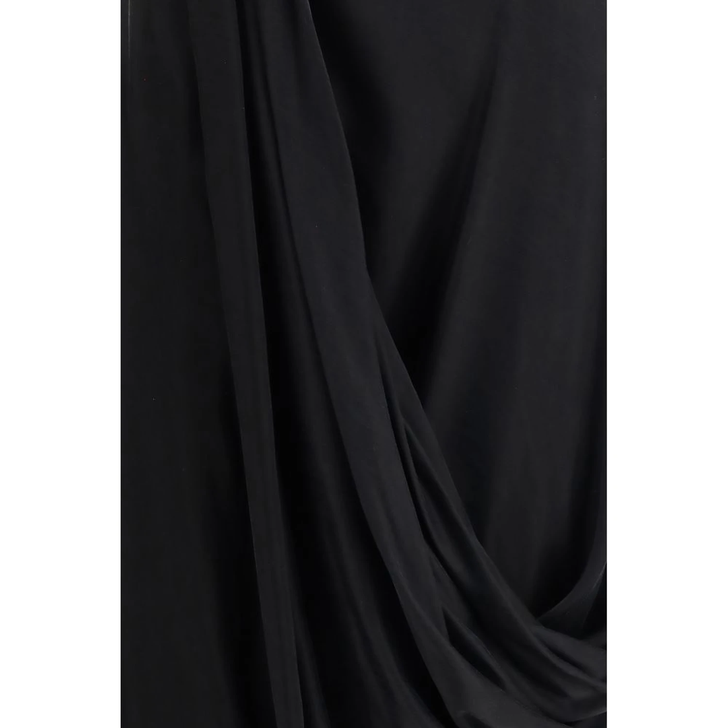 Black Copper Midi Skirt