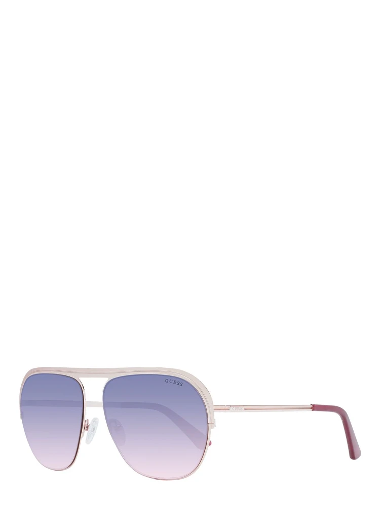 Rose Gold Metal Sunglasses