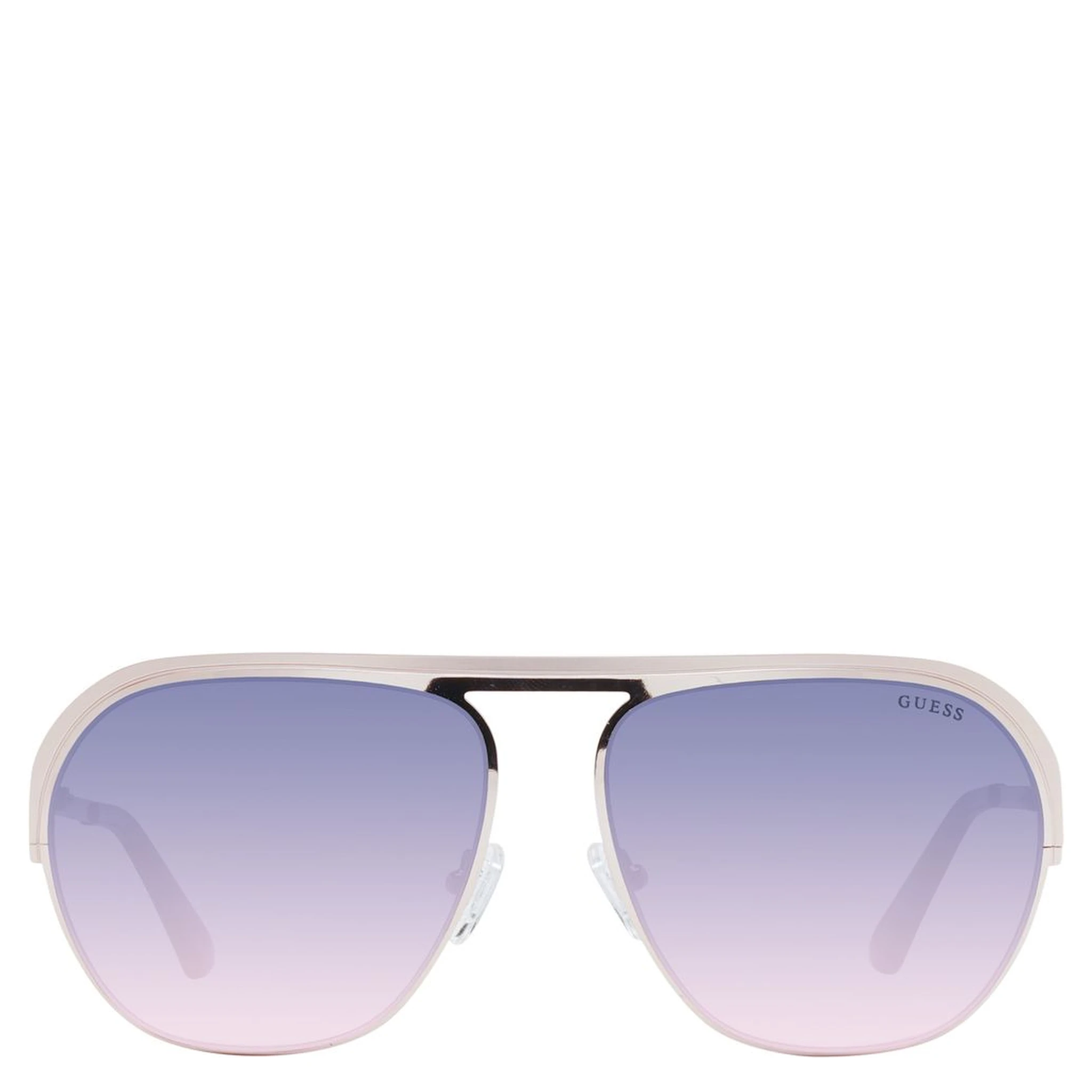Rose Gold Metal Sunglasses