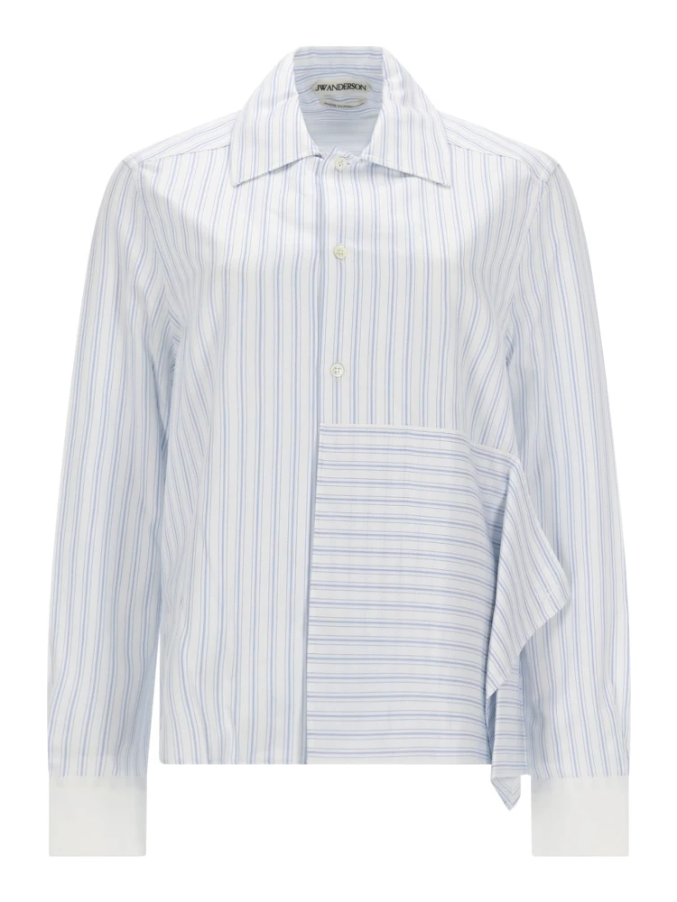 CAMICIA ASIMMETRICA CON DRAPPEGGI