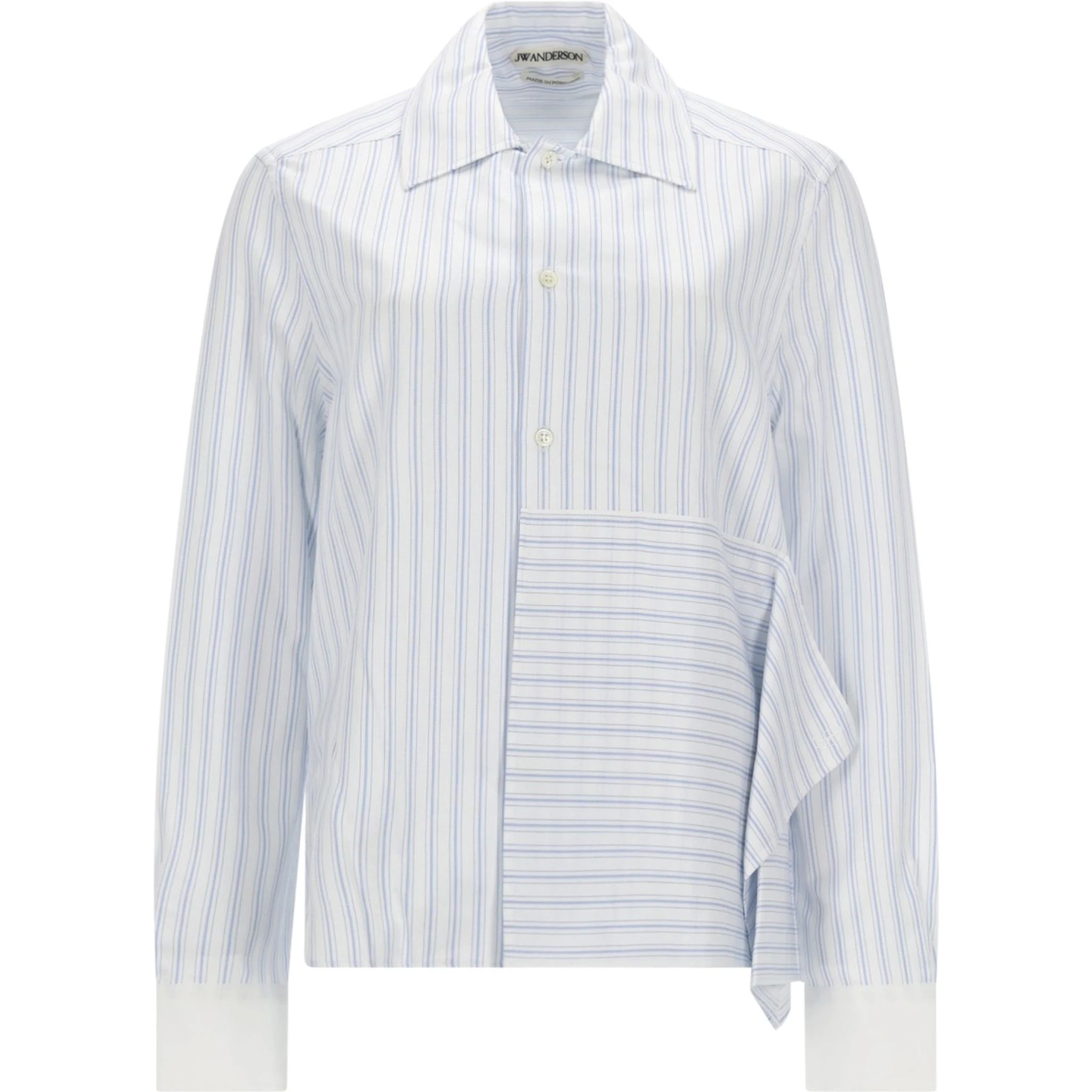 CAMICIA ASIMMETRICA CON DRAPPEGGI