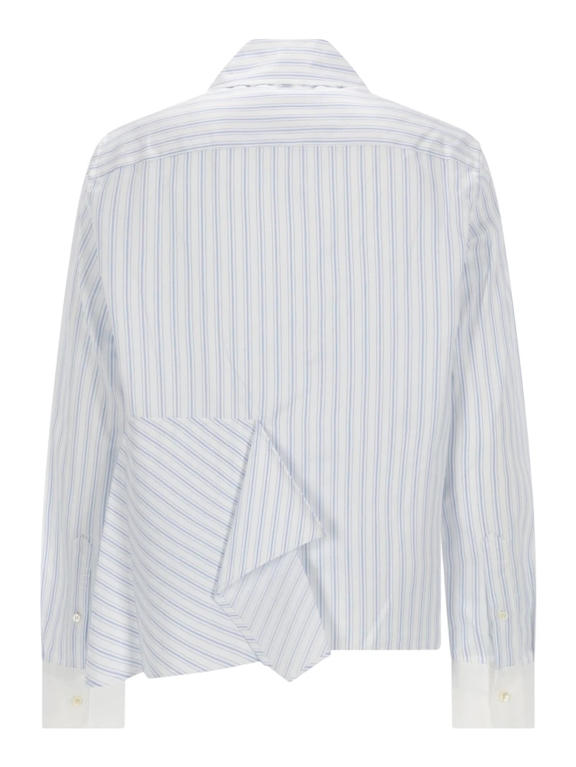 CAMICIA ASIMMETRICA CON DRAPPEGGI