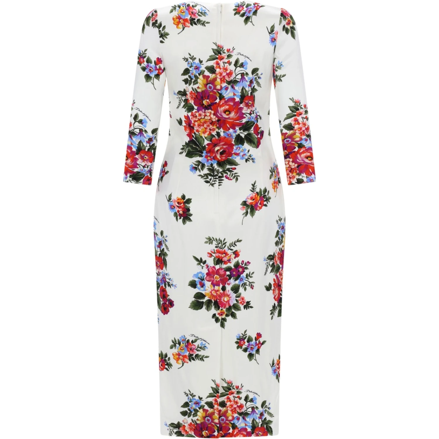 MIDI DRESS WITH FLORAL PRINT