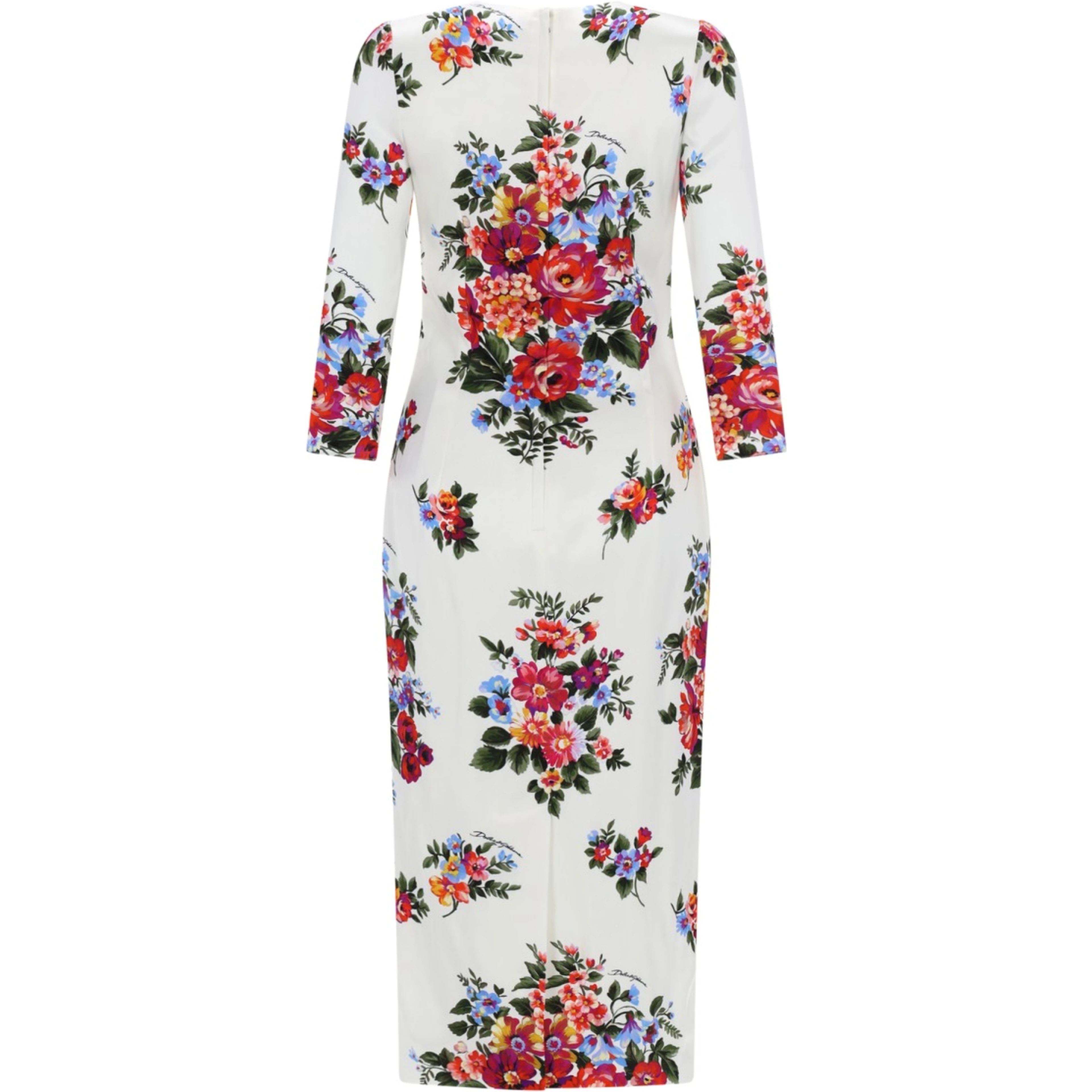 MIDI DRESS WITH FLORAL PRINT