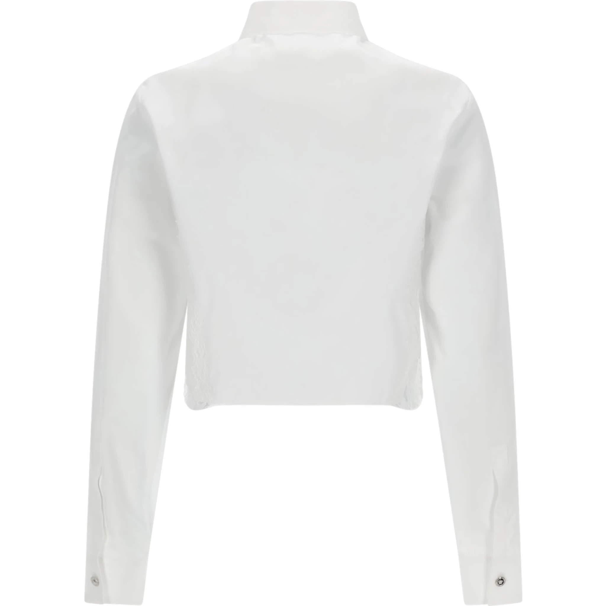 SHIRT WITH LACE INSERTS