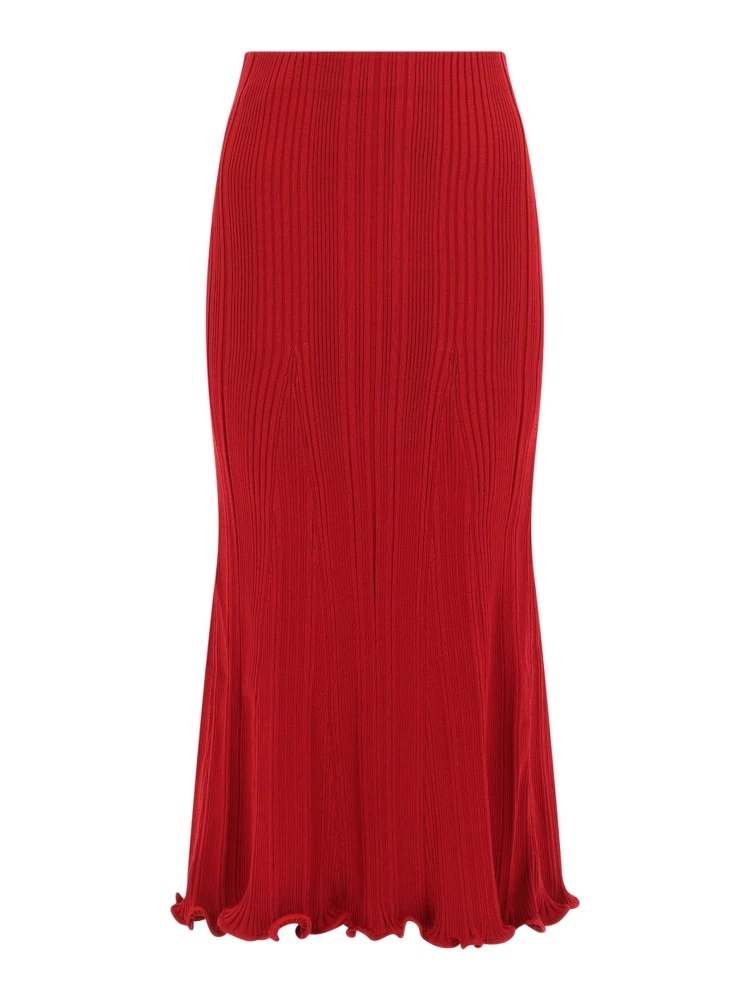 VISCOSE MIDI SKIRT