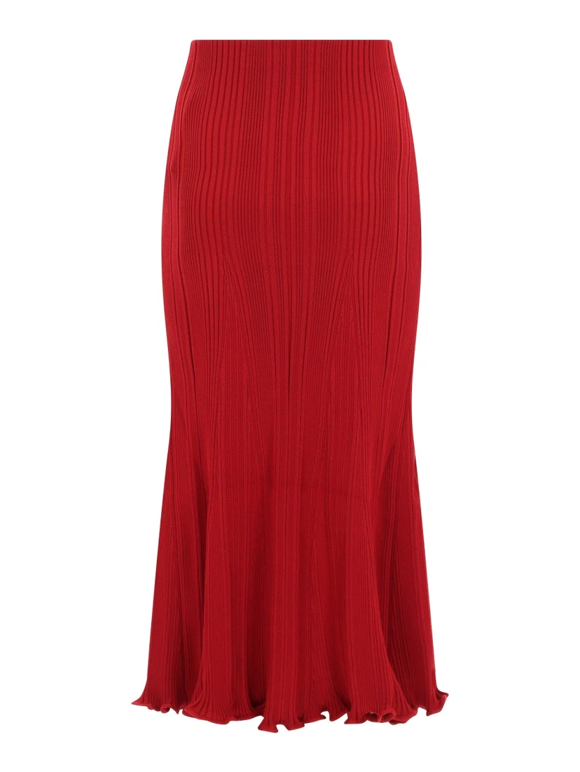 VISCOSE MIDI SKIRT