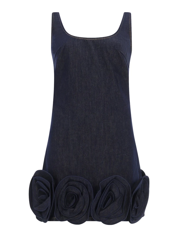 MINI DRESS WITH FLORAL DETAILS