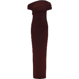 LONG DRAPED DRESS