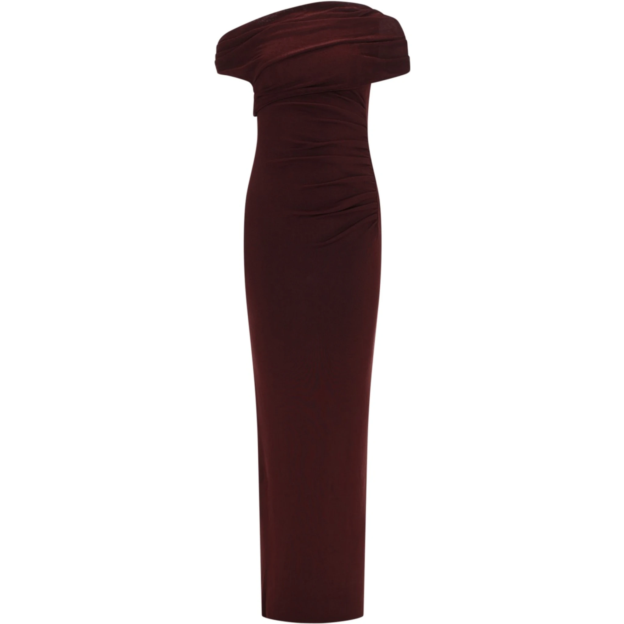 LONG DRAPED DRESS