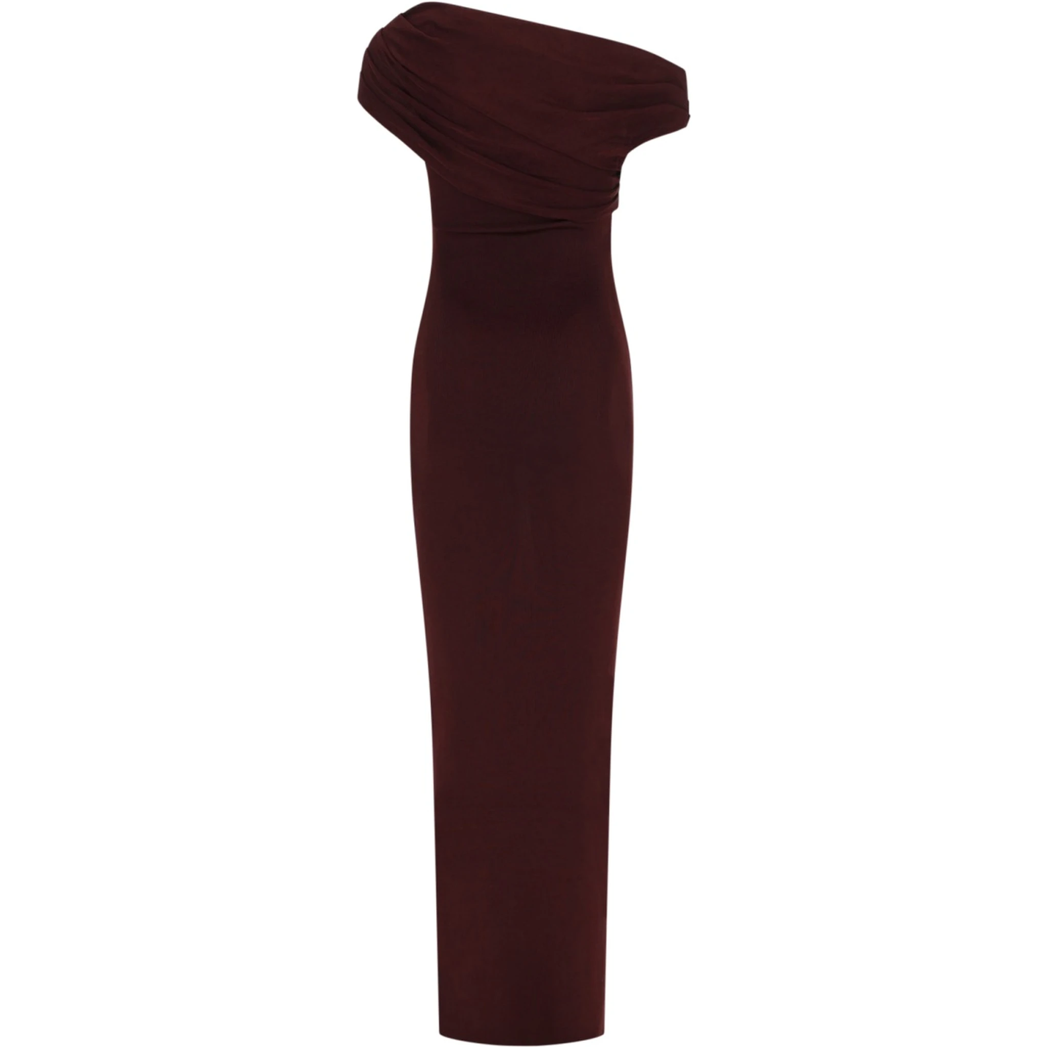 LONG DRAPED DRESS
