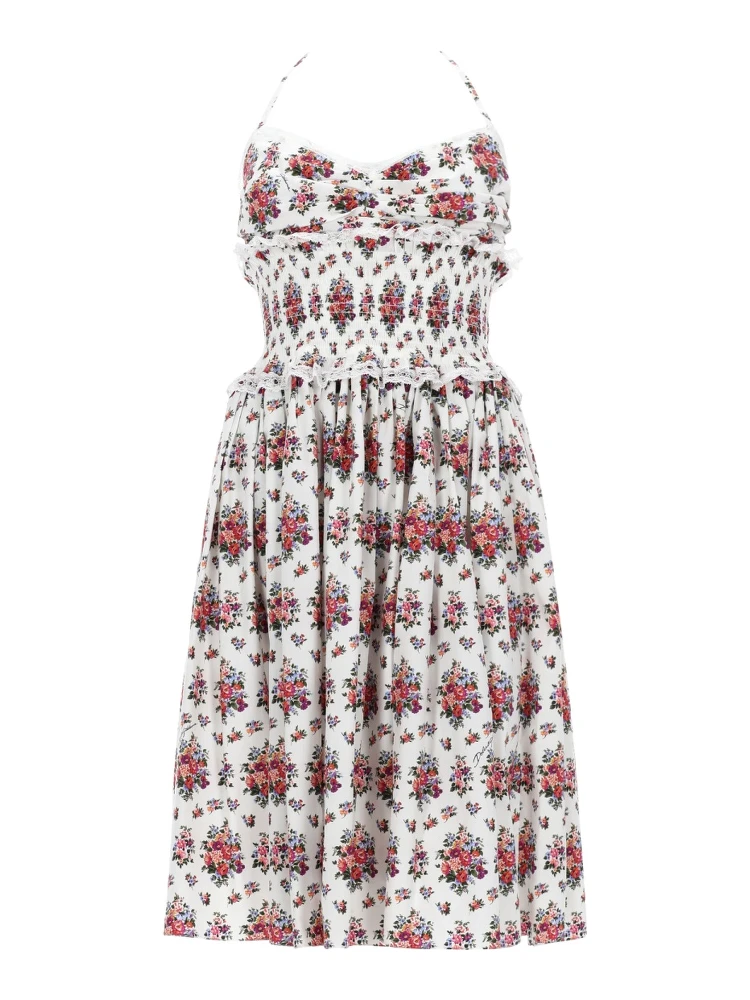 ABITO MIDI CON STAMPA FLOREALE