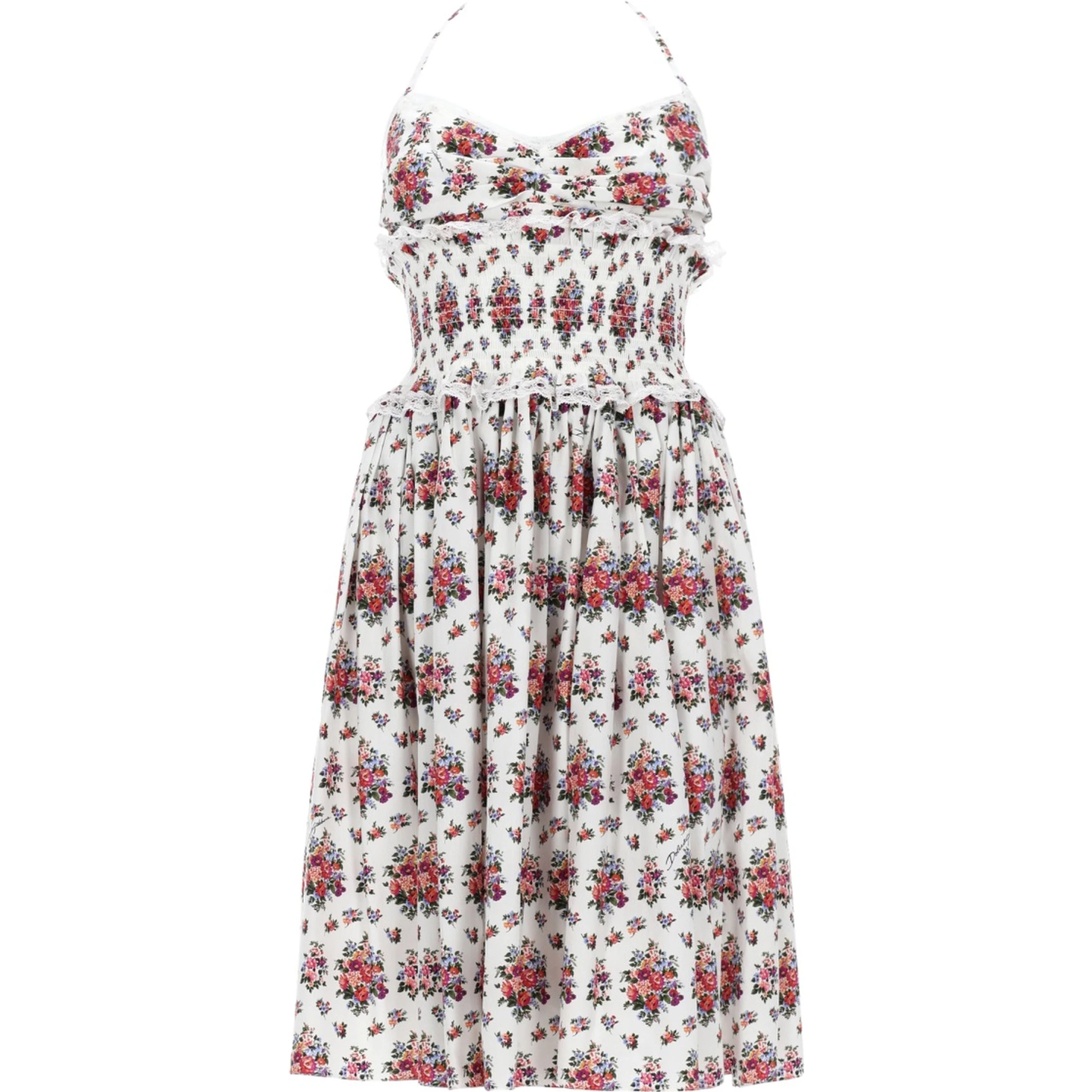 ABITO MIDI CON STAMPA FLOREALE