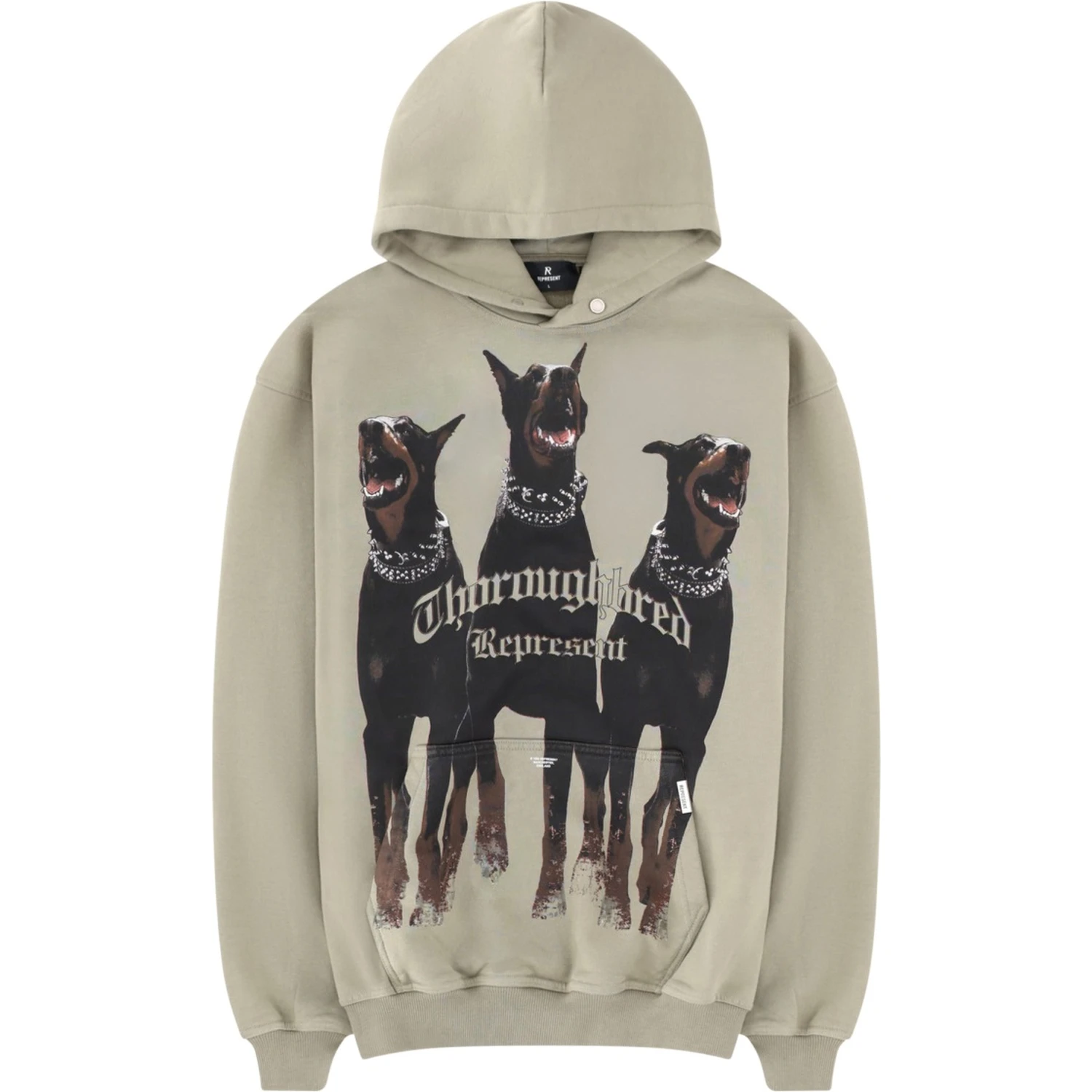 FELPA CON CAPPUCCIO "THOROUGHBRED"