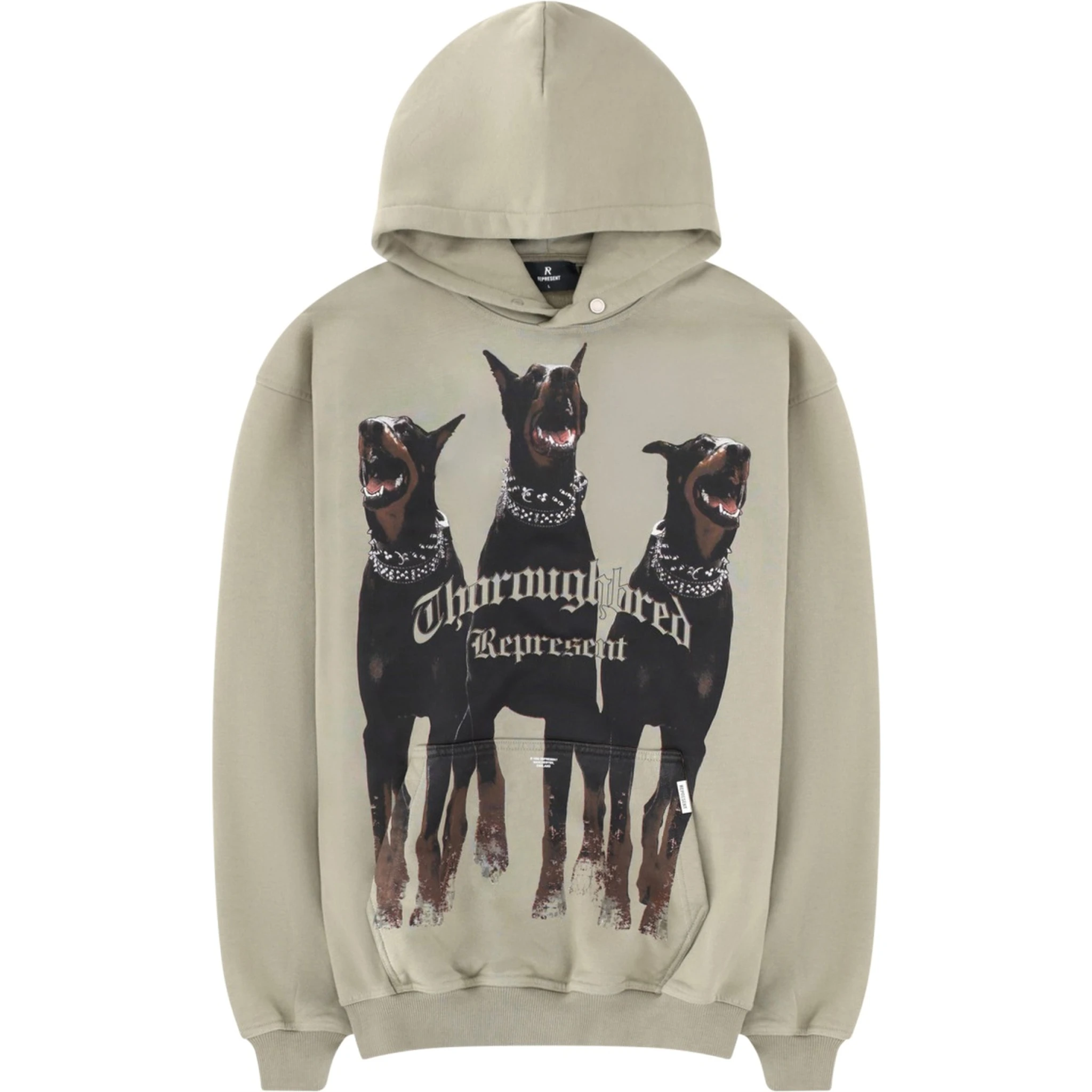 FELPA CON CAPPUCCIO "THOROUGHBRED"
