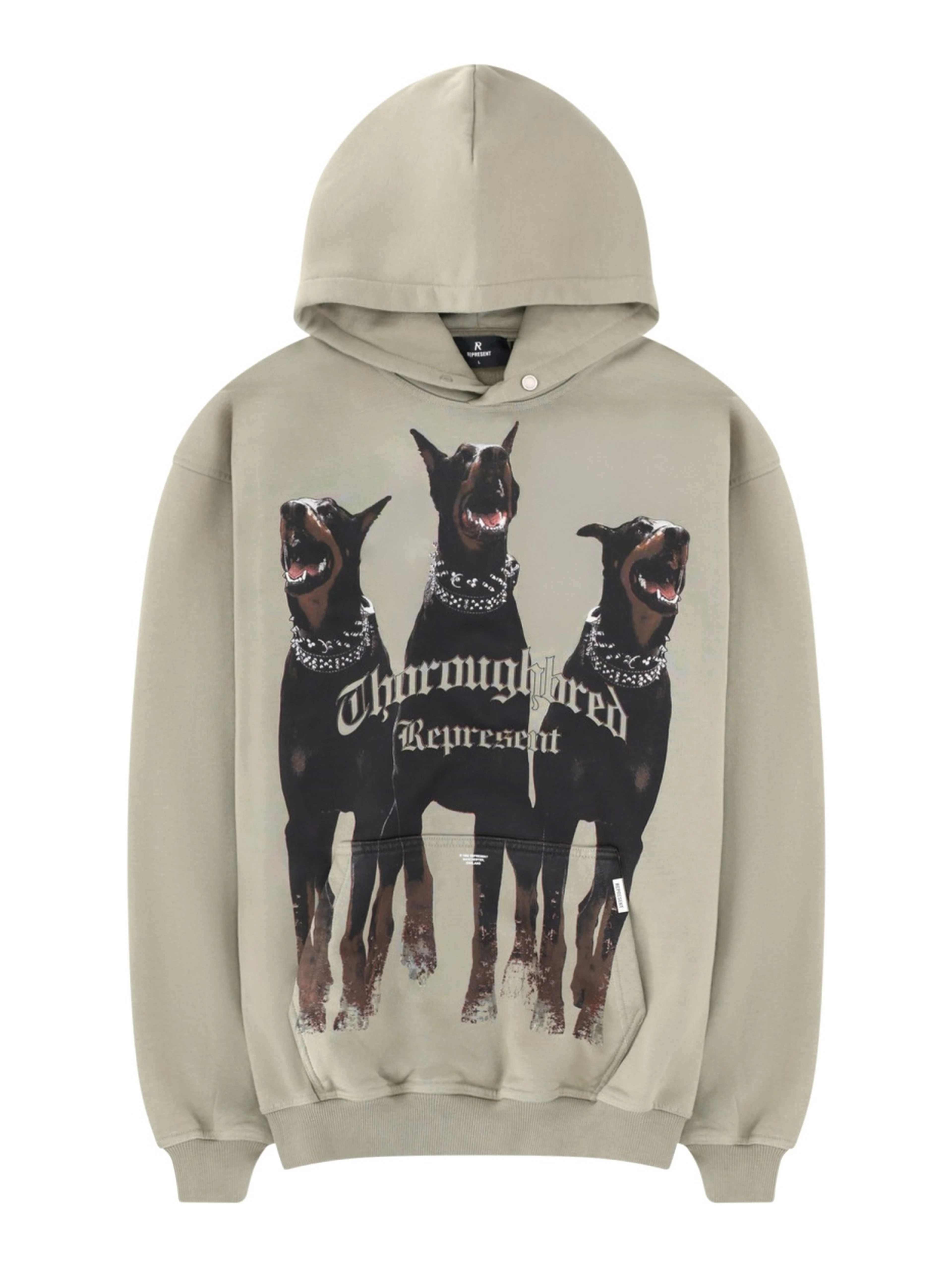 FELPA CON CAPPUCCIO "THOROUGHBRED"