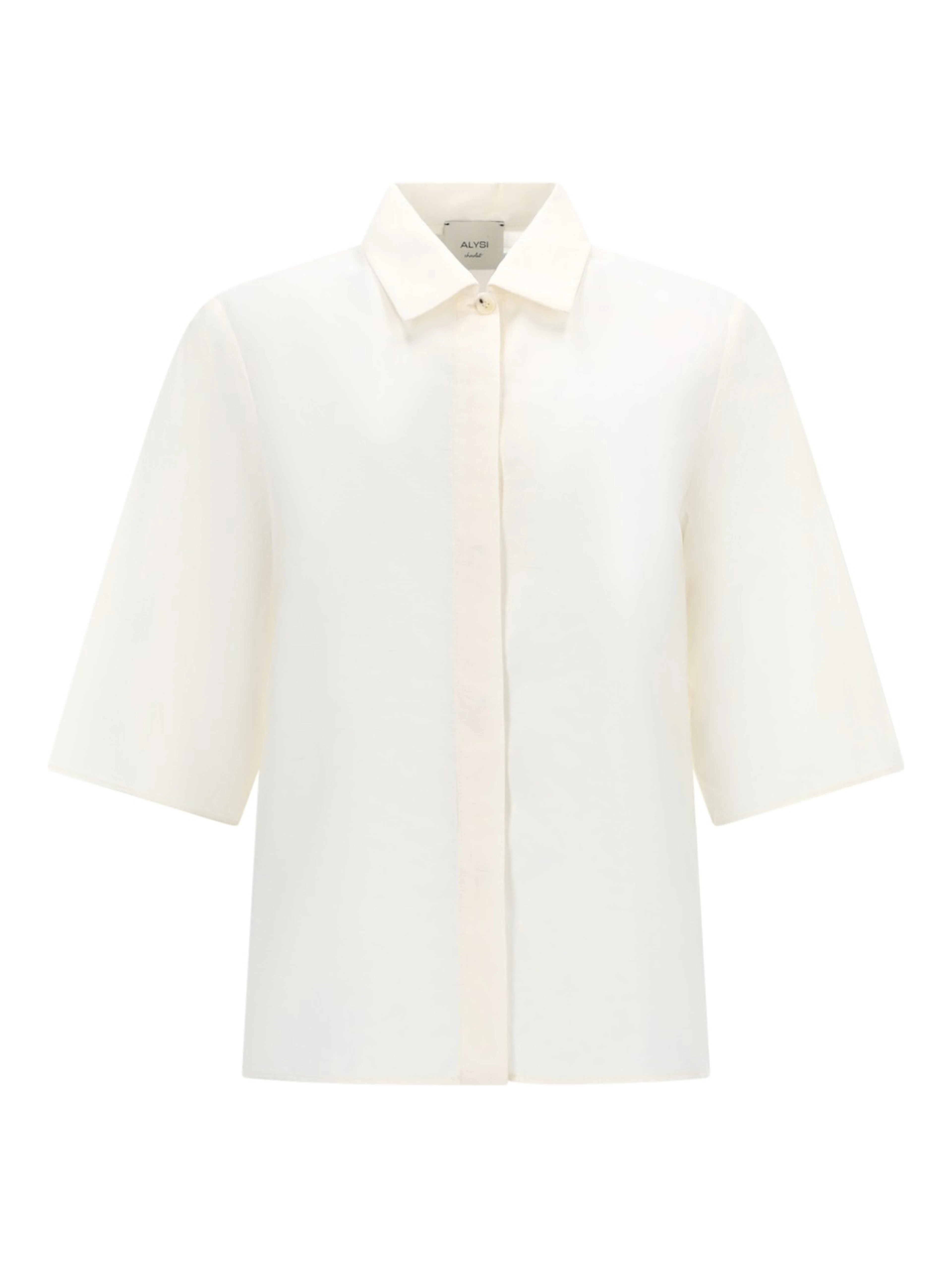 CAMICIA CROPPED IN SETA