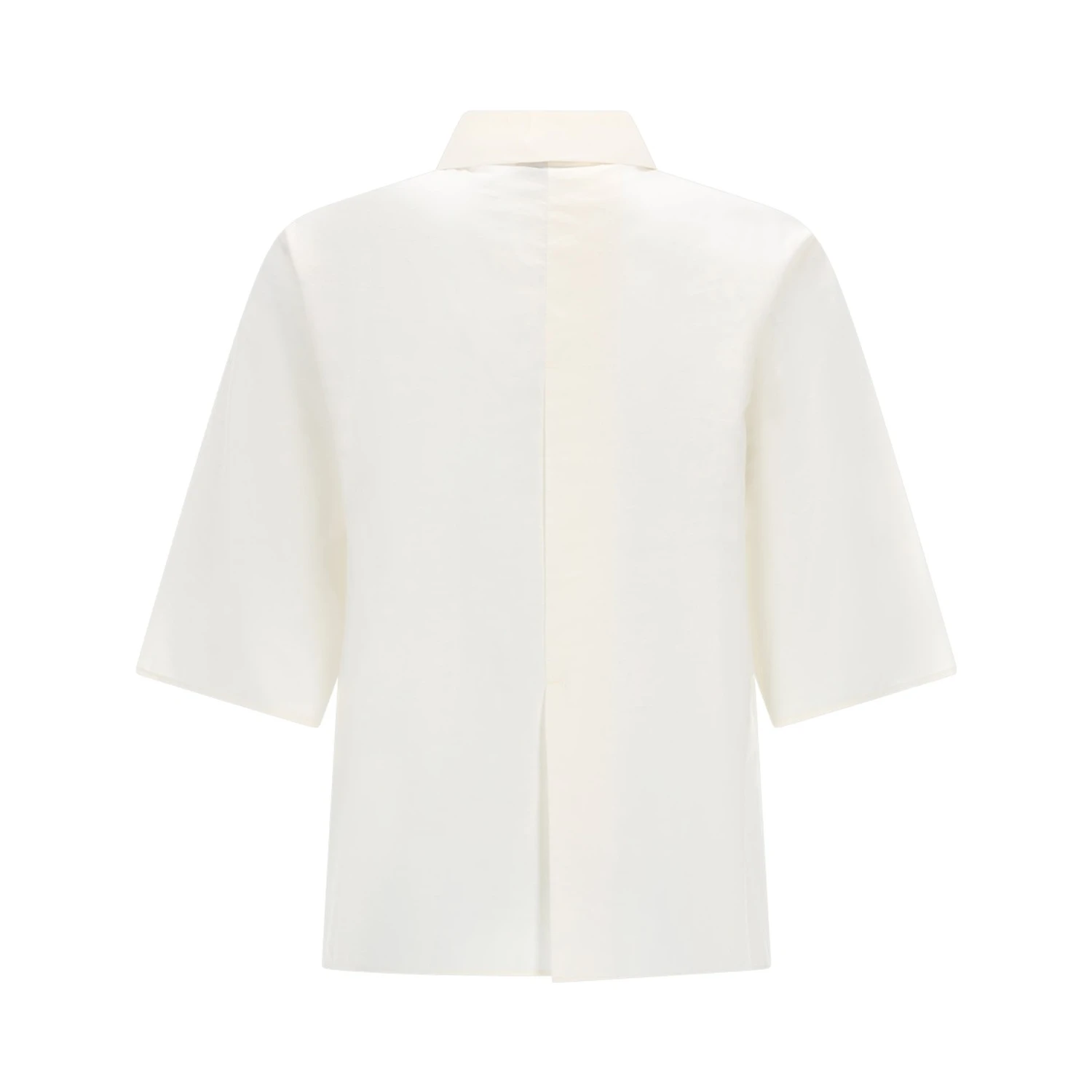 CAMICIA CROPPED IN SETA